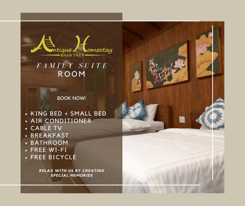 Baanthep Antique Homestay Phrae Buitenkant foto